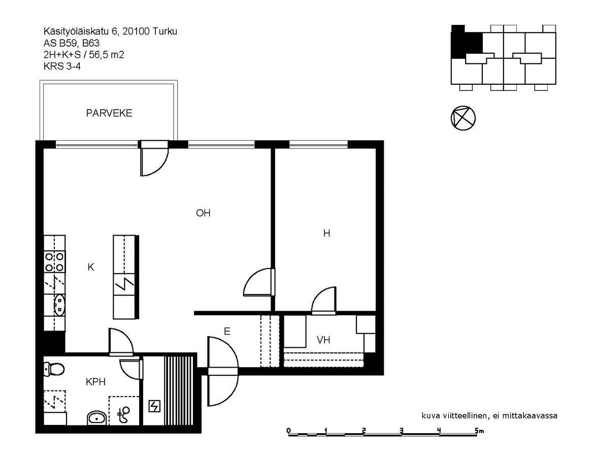 City Apartments Turku - 1 Bedroom Apartment With Private Sauna المظهر الخارجي الصورة